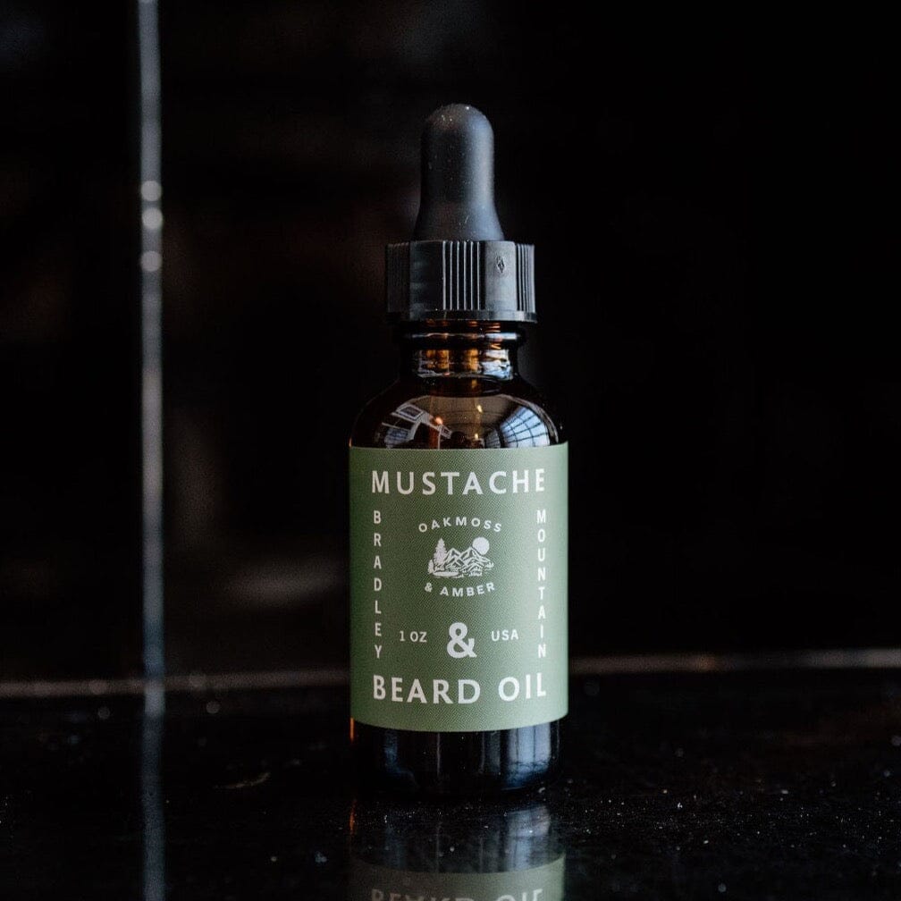 Mustache & Beard Oil - Oakmoss & Amber Bradley Mountain 