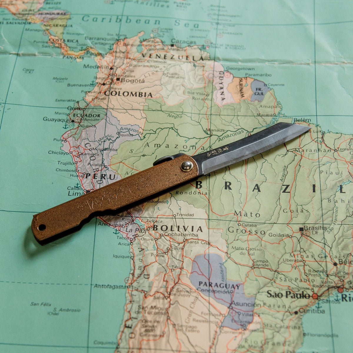 Higonokami Iron Folder Knife new Bradley Mountain 