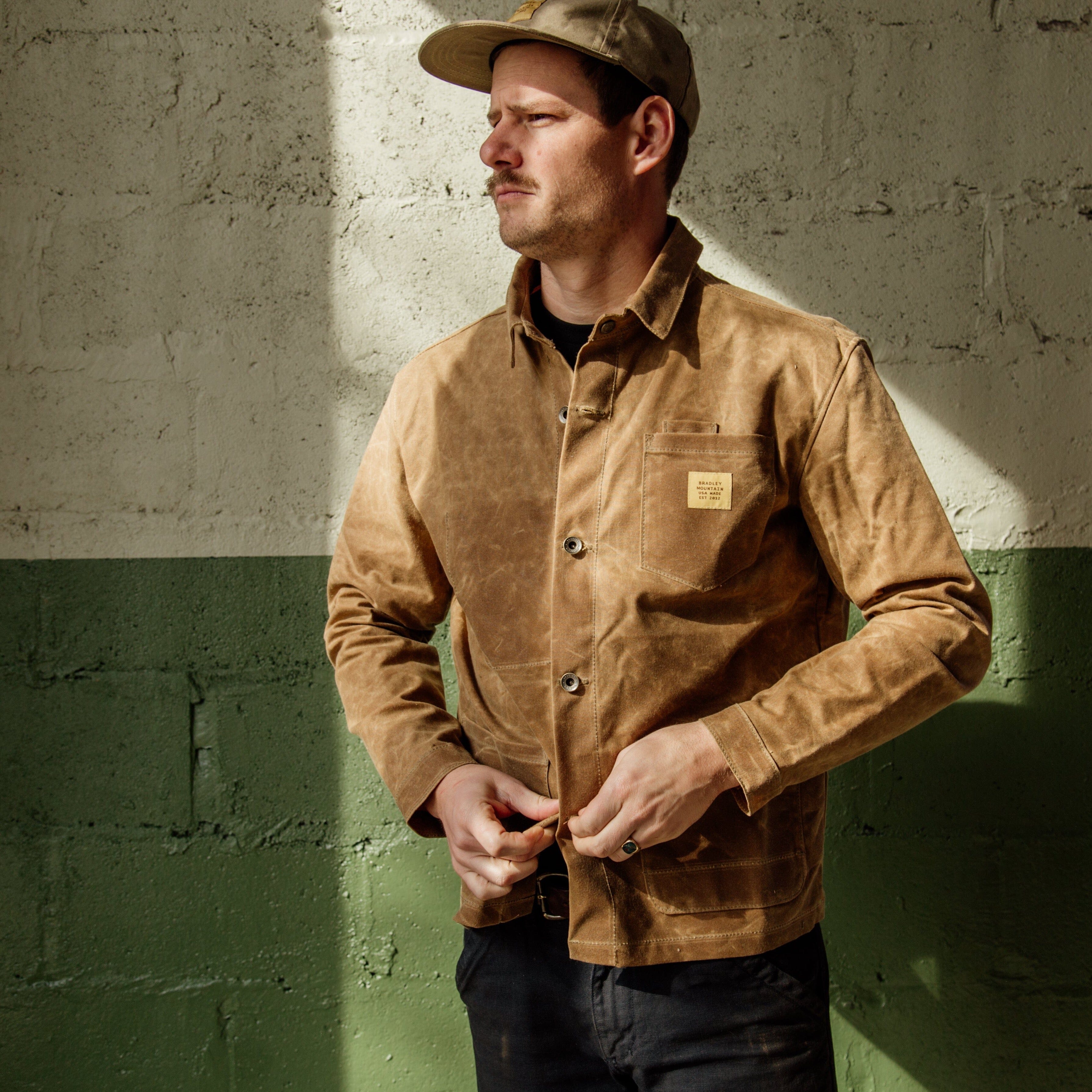 Edison Chore Coat - Brush Brown – Bradley Mountain